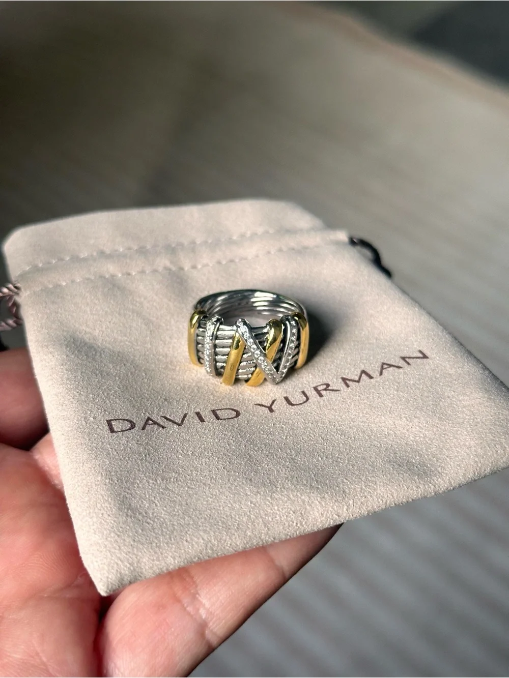 David Yurman 925 Silver Ring